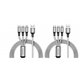 PACK X2 cables Multi USB 3...